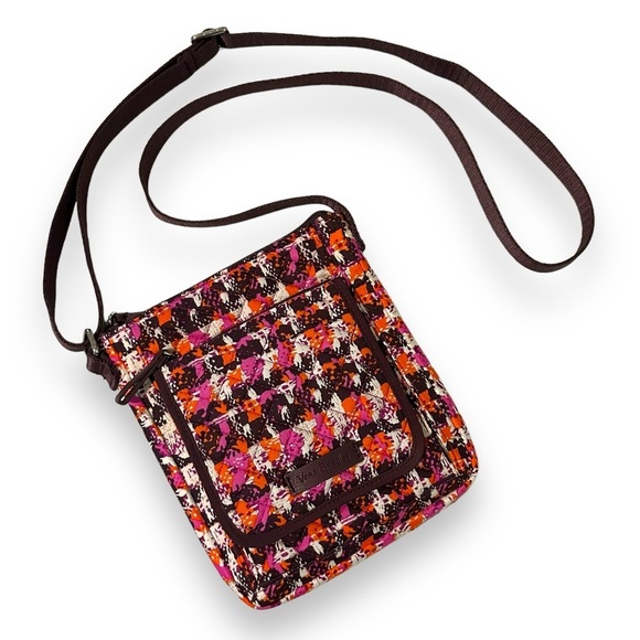 VERA BRADLEY | Hipster Crossbody Bag in Houndstooth Tweed Print NWT - Picture 2 of 10